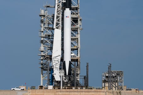 Ground Testing on Falcon 9 Spacex Rocket